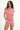 short sleeve polo button-up shirt with white collar and red, white, and black stripes