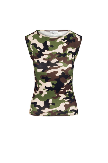 KELLY TOP - CAMO