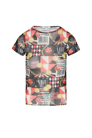 MESH MINI TEE - CASINO