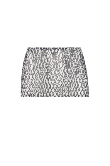 ELEKTRA SKIRT - BLACK LATTICE