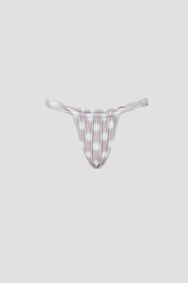 BALI BIKINI BOTTOM - MINT BLURRED DOT