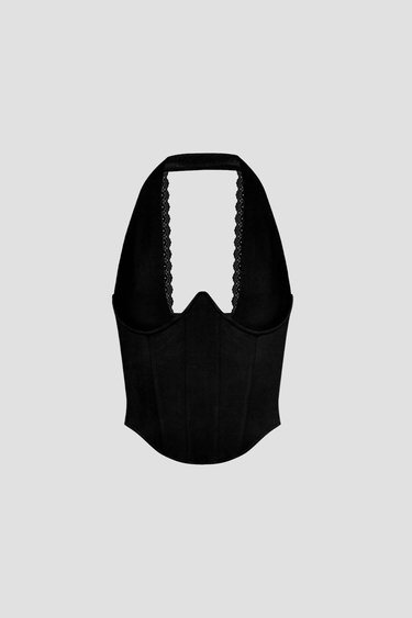 ARI CORSET - BLACK VELVET