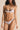 leopard and heather grey double-string thong